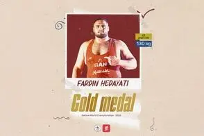 غول ایرانی دو هفته بعد از آنژیوی قلب به مدال طلای جهان رسید!