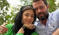 قاب احساسی پدر و دختر مشهور سینمای ایران