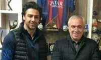 عکسی از یک استقلالی در لباس خادم حرم!