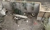 تصویر باورنکردنی از موشک فرود آمده در تهران!