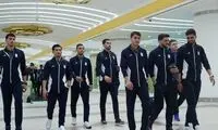 تصاویری از ورود تیم‌ملی ایران به عشق آباد