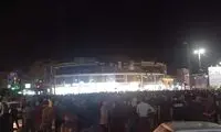 شعار علیه صداوسیما در عزاداریِ جانباختگان متروپل