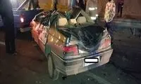 تصادف شدید ۳ خودرو در بزرگراه شهید آوینی