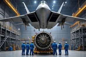 نحوه تولید موتور جت جنگنده F-22 رپتور