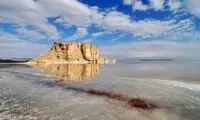 دریاچه ارومیه از زاویه دید فضانوردان 