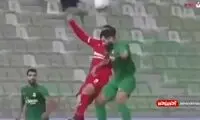 لحظه بیهوش‌شدن کنعانی‌زادگان در بازی دیشب