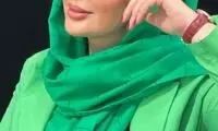 تصویر جدید از نیوشا ضیغمی با استایل سبز