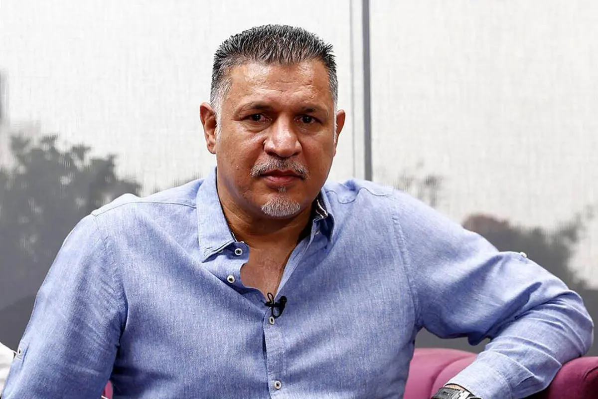 حضور علی دایی در پیست اسکی دربندسر