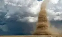 تصاویرِ وحشتناک و نادر از ایجاد گردباد 