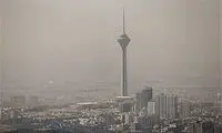 تصویری وحشتناک از آلودگی هوا در تهران
