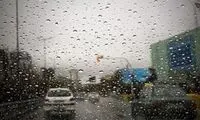تصویری شگرف از تهران پس از باران