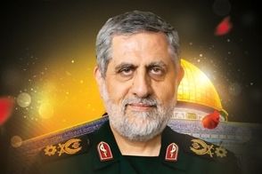 تشییع باشکوه سردار ایزدی در سنقر کرمانشاه