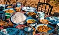 عکس منوی عجیب کترینگ طلبه‌ها در قم 