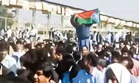 برافراشتن پرچم «بلوچ آزاد» در نماز جمعه زاهدان