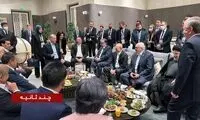 قابی از جلسه غیررسمی و شبانه رئیسی در سمرقند
