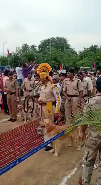 ببینید: مراسم بازشستگی یک سگ خدمت در هند 