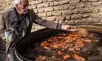 تصویر جالب از نذری متفاوت یک هموطن آبادانی