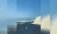 جاده‌ رویایی در ایران که دریا و کوه به همدیگر می‌رسند