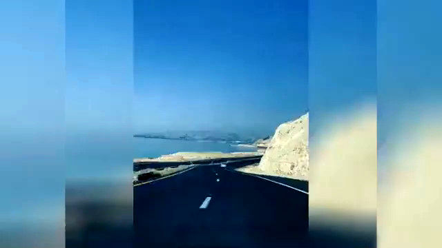 جاده‌ رویایی در ایران که دریا و کوه به همدیگر می‌رسند