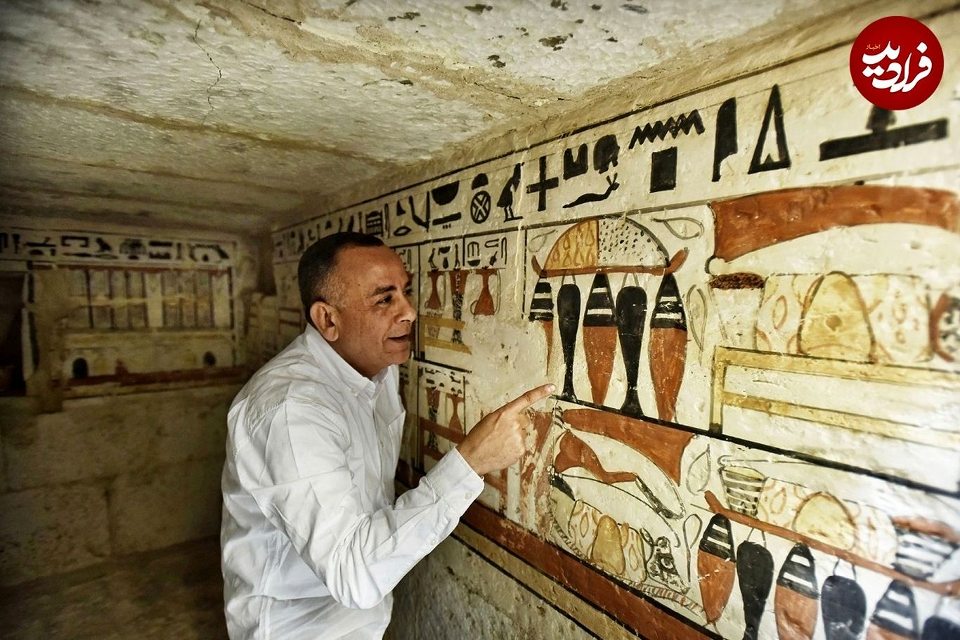 لحظه شگفت‌انگیز کشف مقبره‌های باستانی مصر