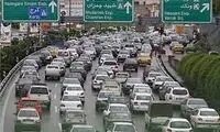 آزادراه تهران-کرج محدوده پل فردیس، ۵۴ سال قبل!