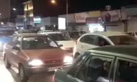 جشن و پایکوبی هواداران نساجی در قائمشهر