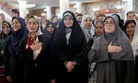 حضور دختر پزشکیان، همسر عراقچی و فاطمه مهاجرانی در یک نمایشگاه