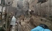 فرونشست وحشتناک زمین در زعفرانیه