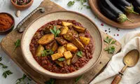دستور طلایی واویشکا بادمجان با گوشت چرخ‌کرده