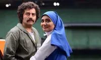 تیپ جذاب خانم بازیگر دلدادگان در یک مراسم هنری