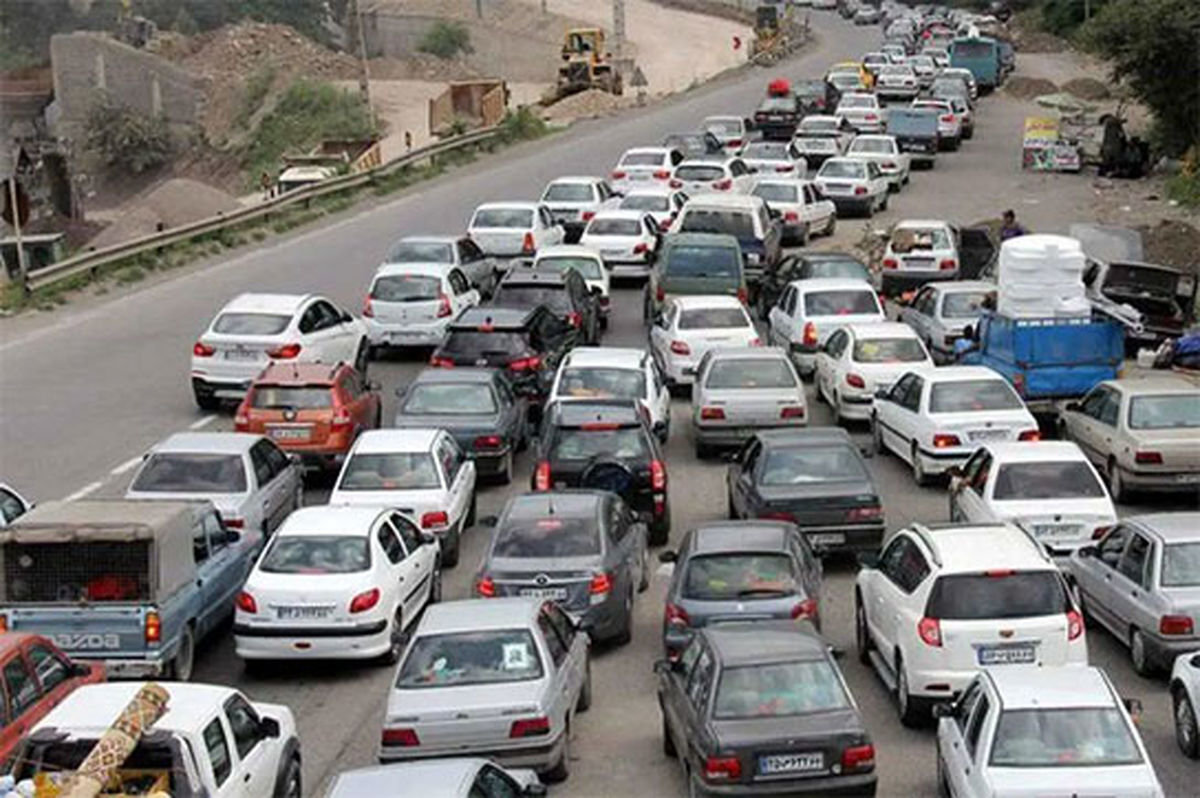   ترافیک بسیار سنگین در مسیرهای خروجی‌های تهران 