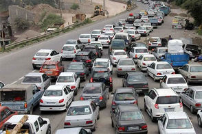 ترافیک بسیار سنگین در مسیرهای خروجی‌های تهران