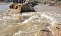 وجود ردپای سیل در جاده چالوس