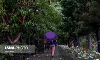 ادامه بارش‌ها در اکثر استان‌های کشور
