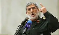 تصویر توجه‌برانگیز از سردار قاآنی در یک مراسم
