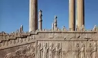 عکس فوق‌العاده از تخت جمشید هنگام بیرون آمدن از زیر خاک 