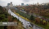 تصاویر دلربا از بارش باران بهاری در تهران