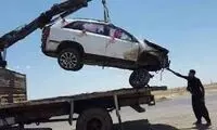 چپ کردن ماشین عروس و داماد در سرعت بالا
