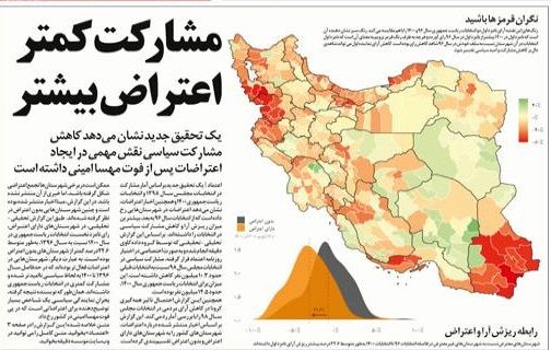 یافته جدید از رابطه معکوس اعتراضات با انتخابات