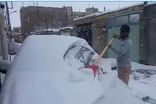 بهار به این منطقه برف 30 سانتی هدیه داد!