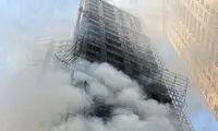 نجات ۳۰ نفر از آتش‌سوزی برج ۲۰ طبقه در تهران