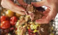 سبزی پلو سمنانی؛ ترکیب جذاب سبزی، گوشت و بادمجان