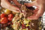 سبزی پلو سمنانی؛ ترکیب جذاب سبزی، گوشت و بادمجان