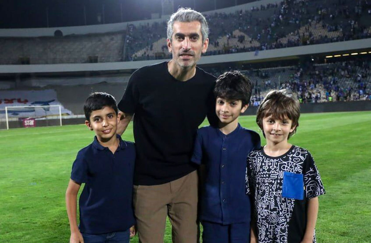   جشن پدر فرزندی مجتبی جباری در آزادی 