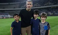 جشن پدر فرزندی مجتبی جباری در آزادی 