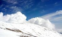 لحظه بارش برف در تهران، ١٧ خرداد ١۴٠۴
