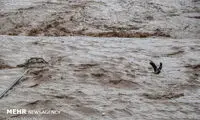  سیلاب راه‌های سوادکوه مازندران را بست