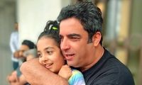 لحظه پدر دختریِ منوچهر هادی و سوفیا در یک رستوران