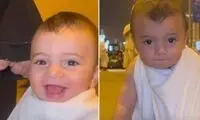 جلب توجه کودک نوپا با لباس احرام
