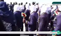 اجرای سرود سلام فرمانده توسط دختران زیمباوه‌ای برای رئیسی!